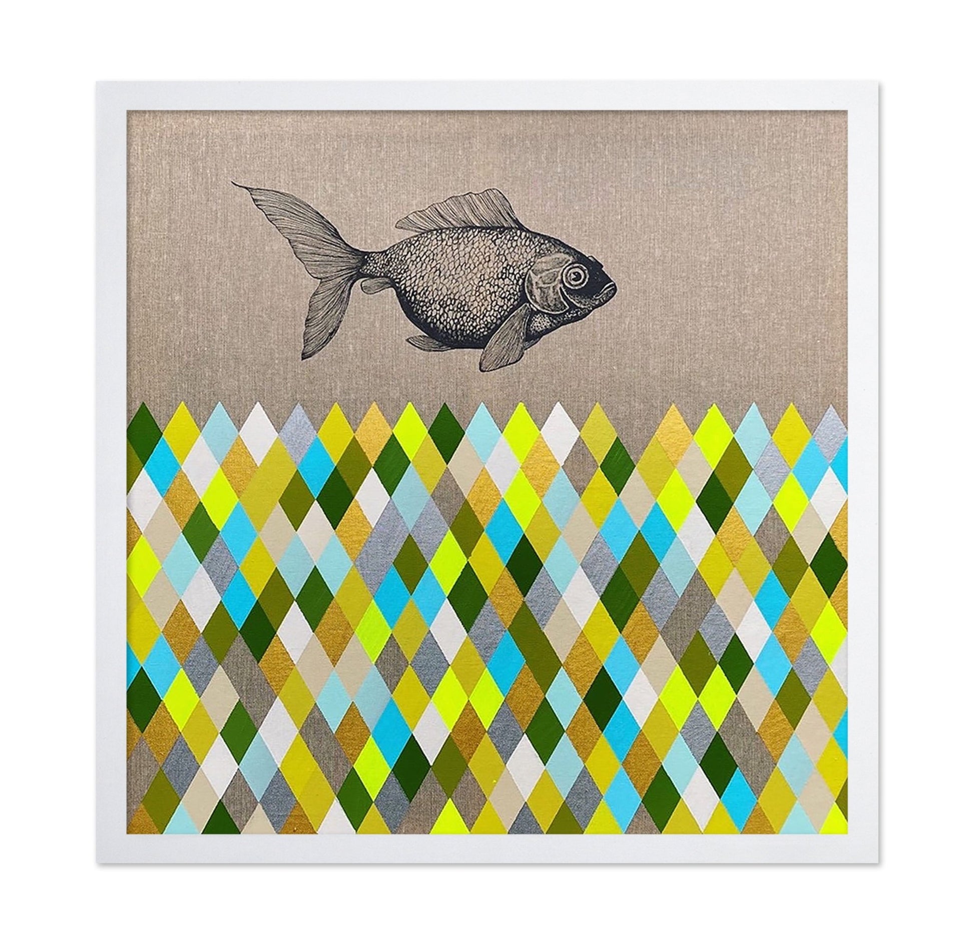 Vintage Fish Pattern