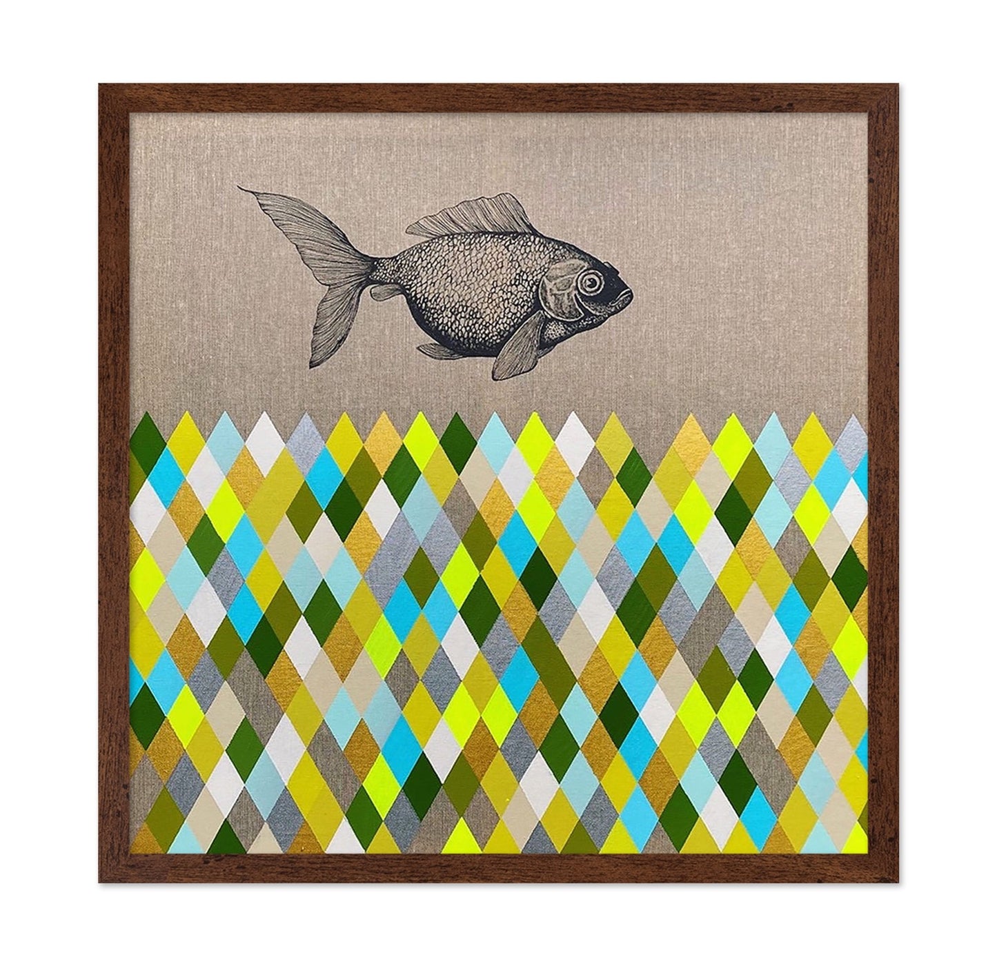 Vintage Fish Pattern