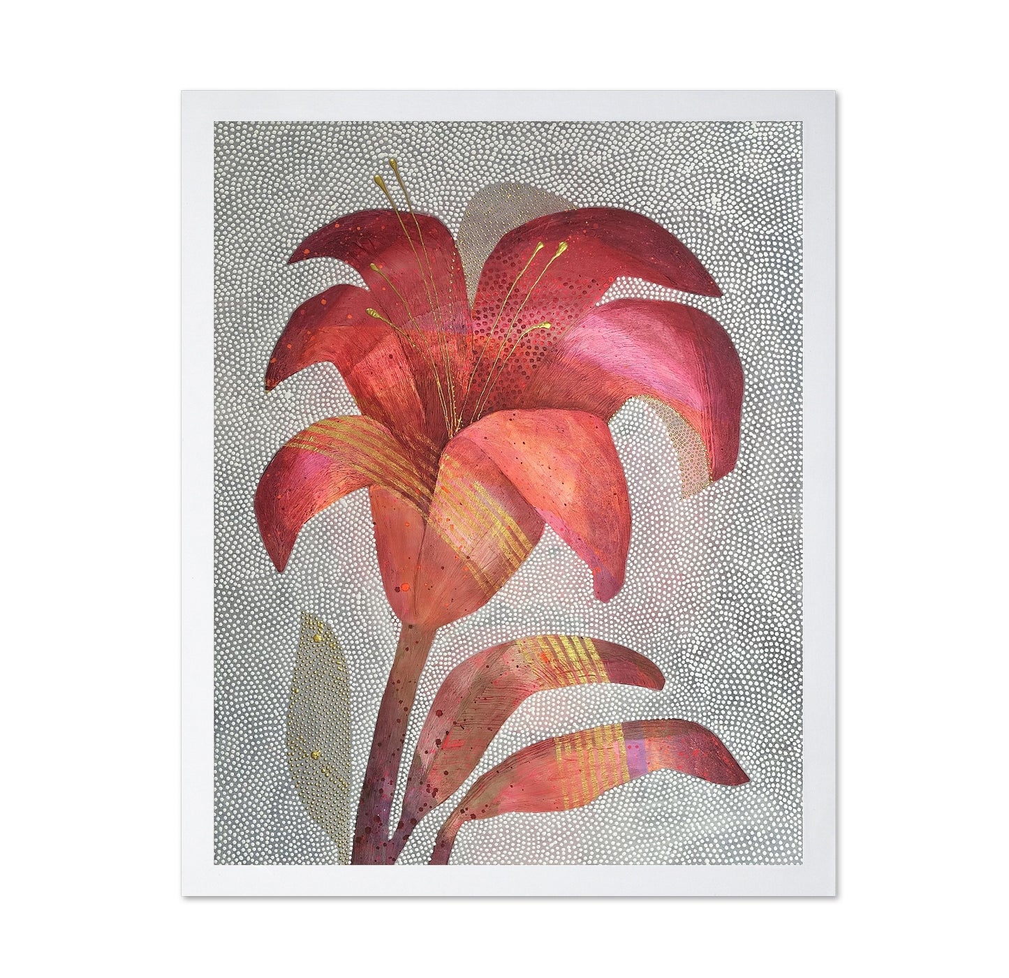 Crimson Lily Bloom