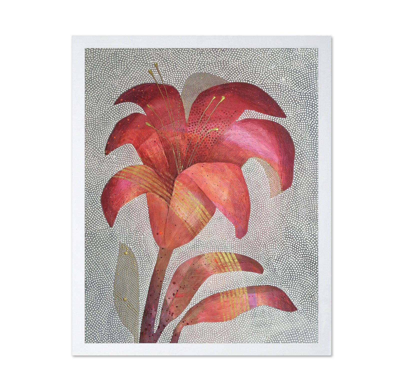 Crimson Lily Bloom