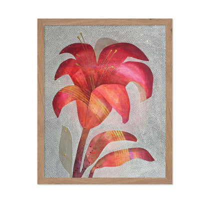 Crimson Lily Bloom