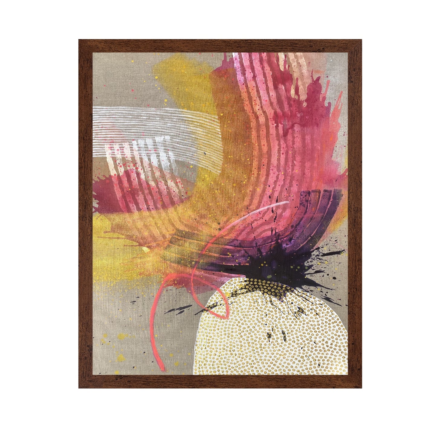 Abstract Golden Burst