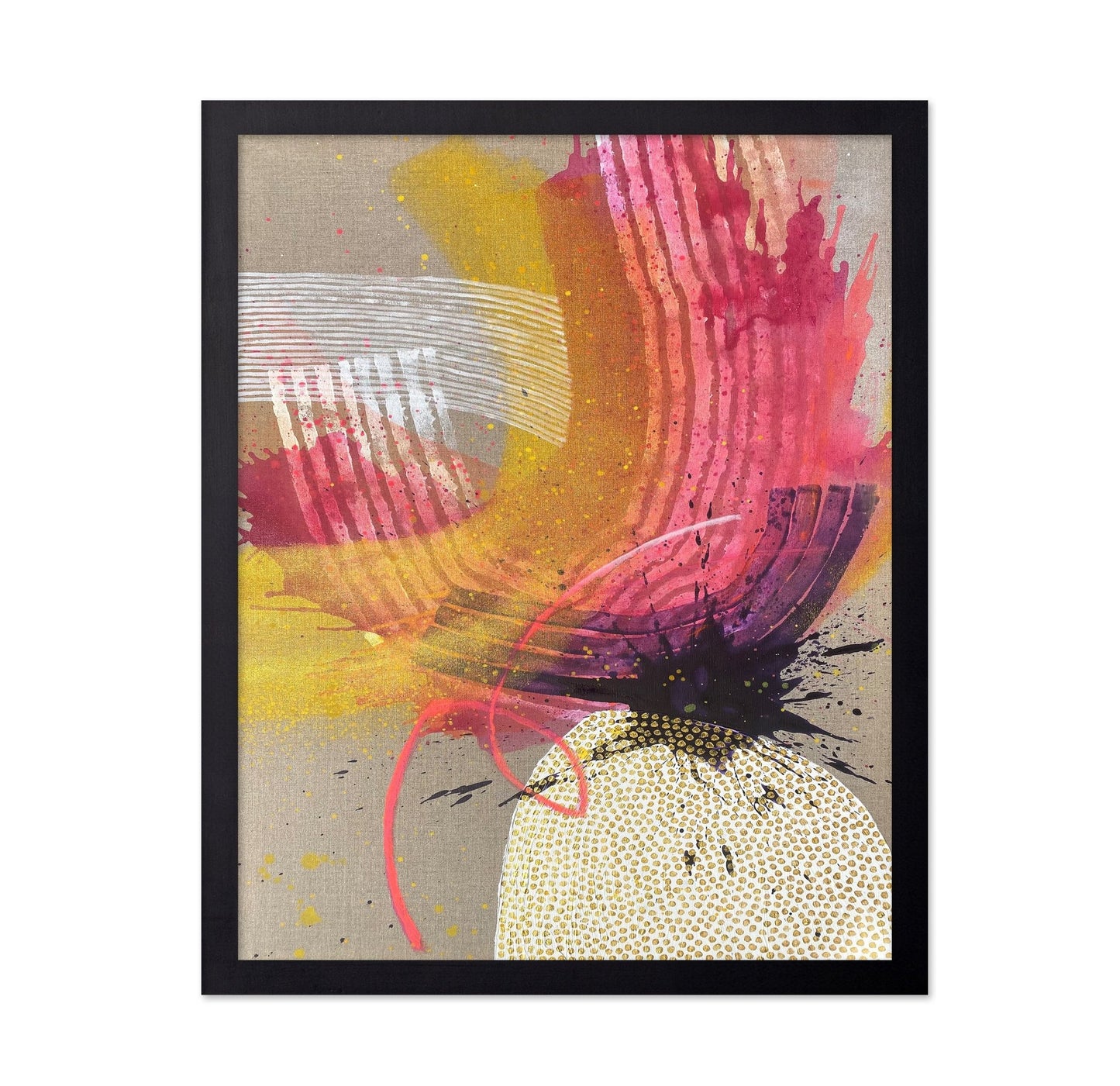 Abstract Golden Burst