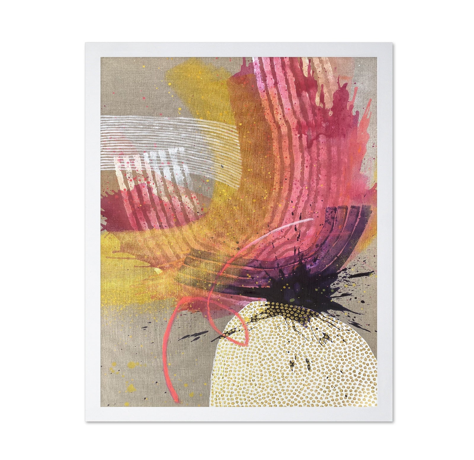 Abstract Golden Burst