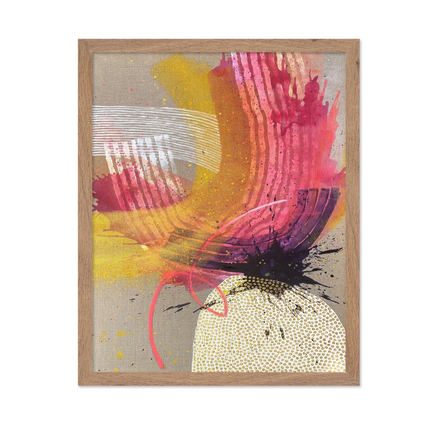 Abstract Golden Burst