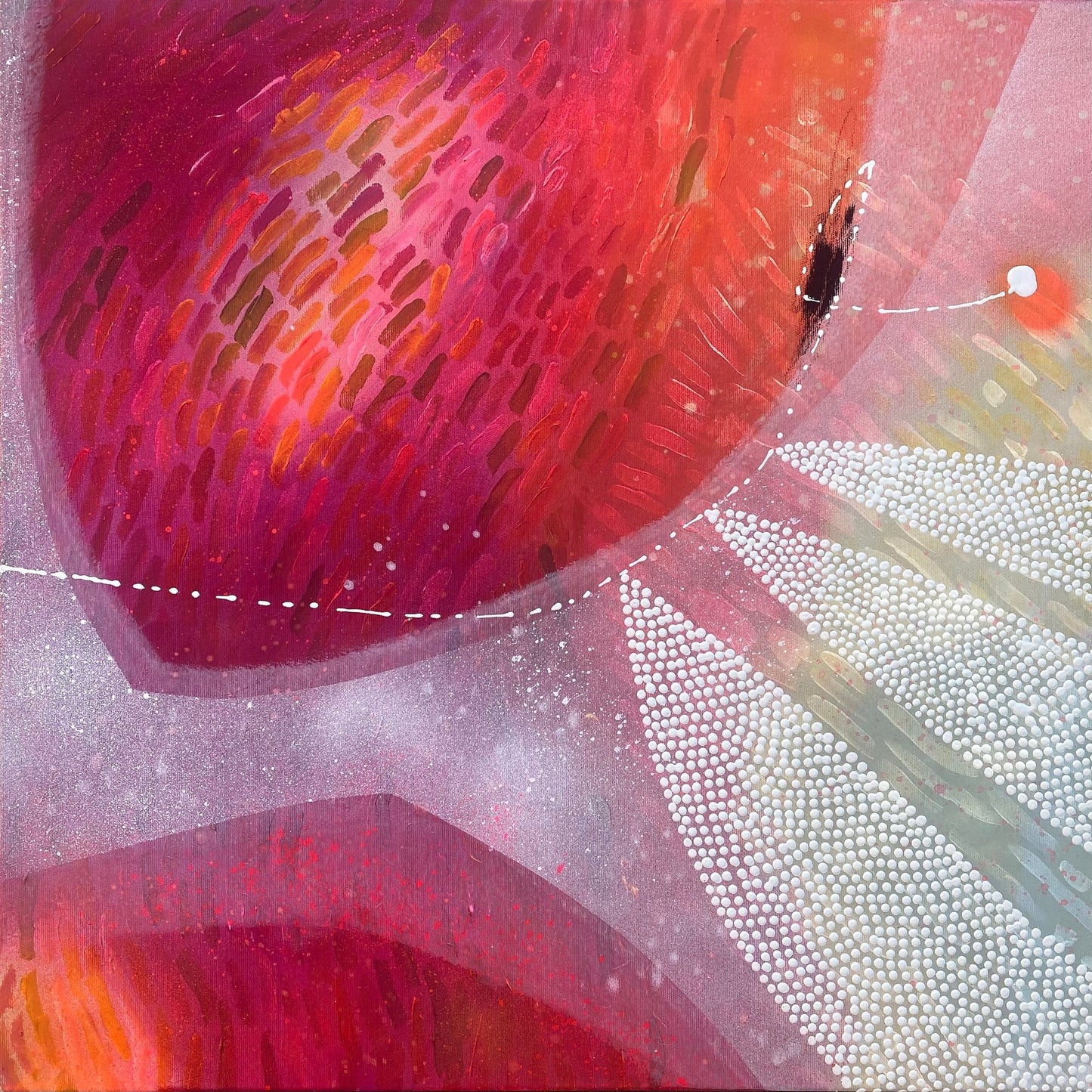 Abstract Scarlet Arc