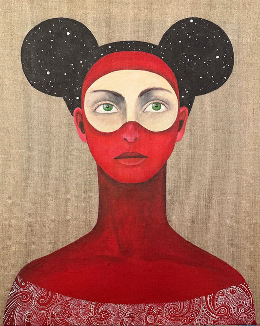 Red Mask Portrait