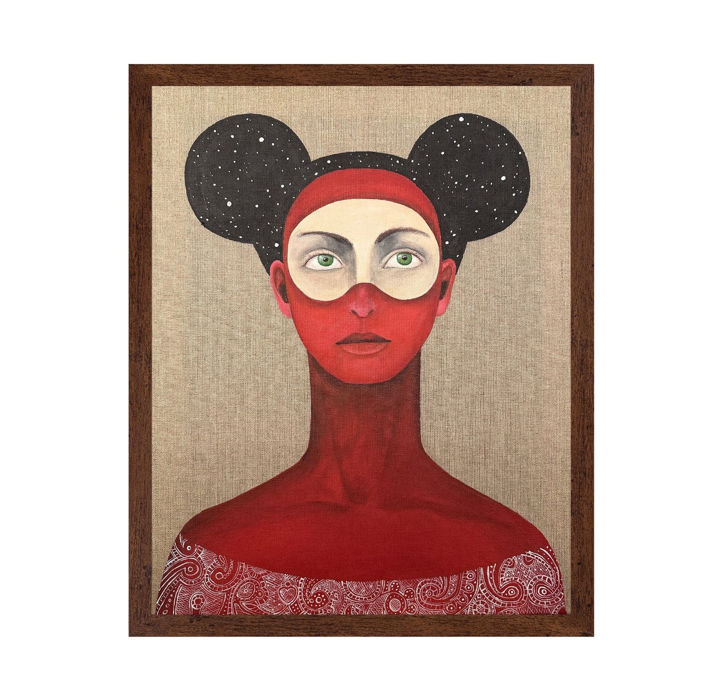 Red Mask Portrait