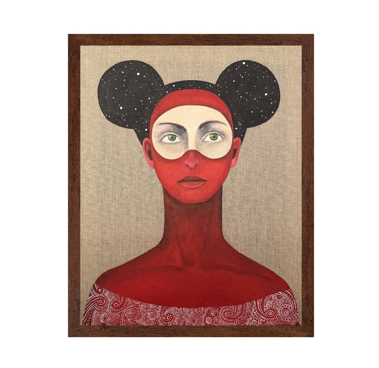 Red Mask Portrait
