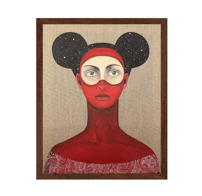 Red Mask Portrait
