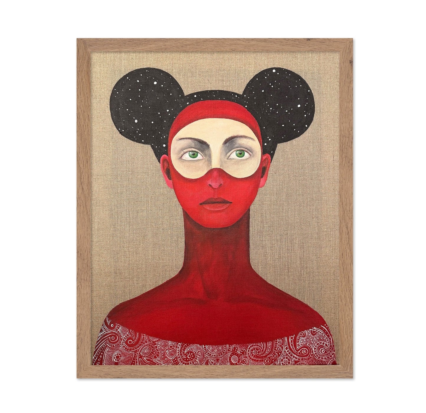 Red Mask Portrait