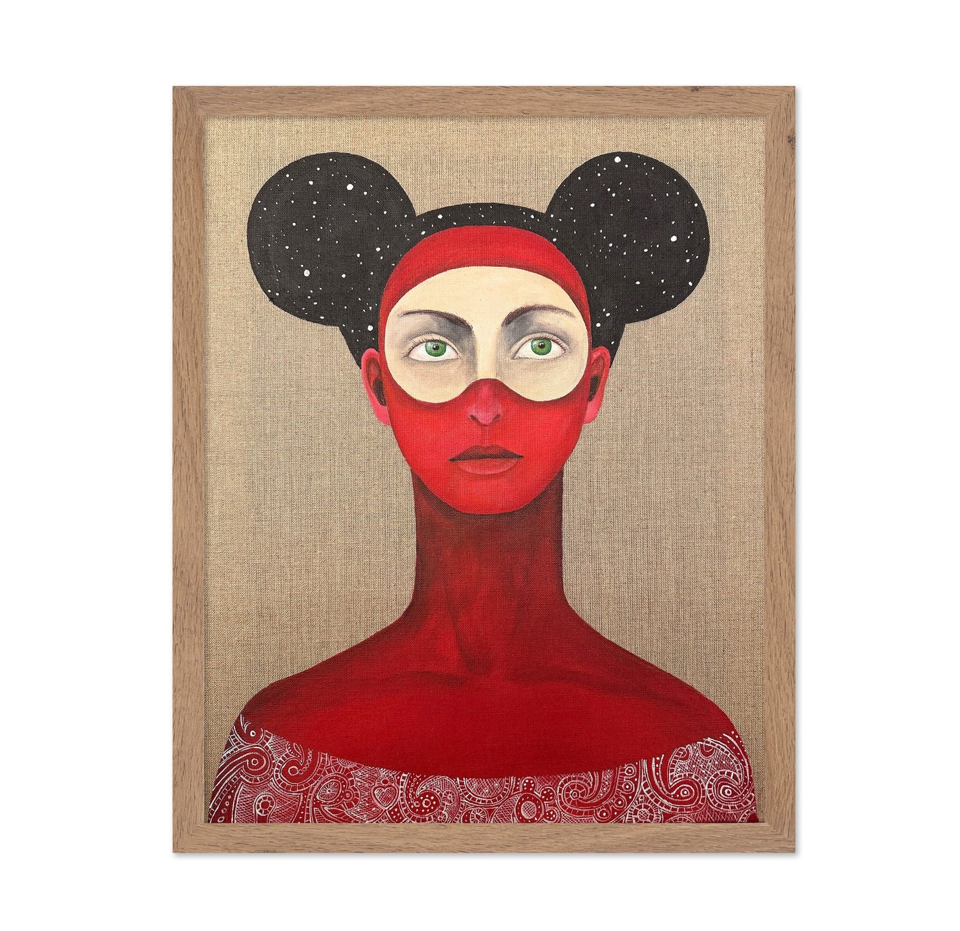 Red Mask Portrait