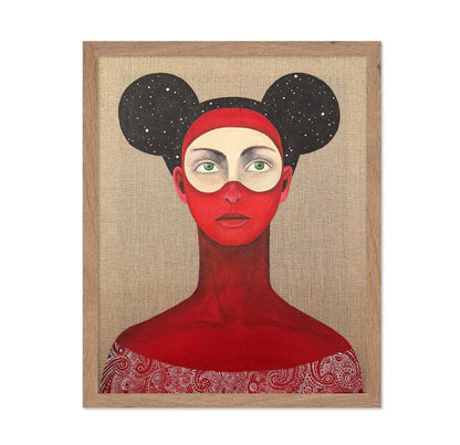Red Mask Portrait