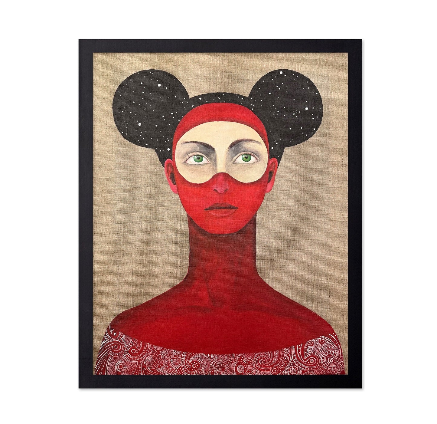Red Mask Portrait