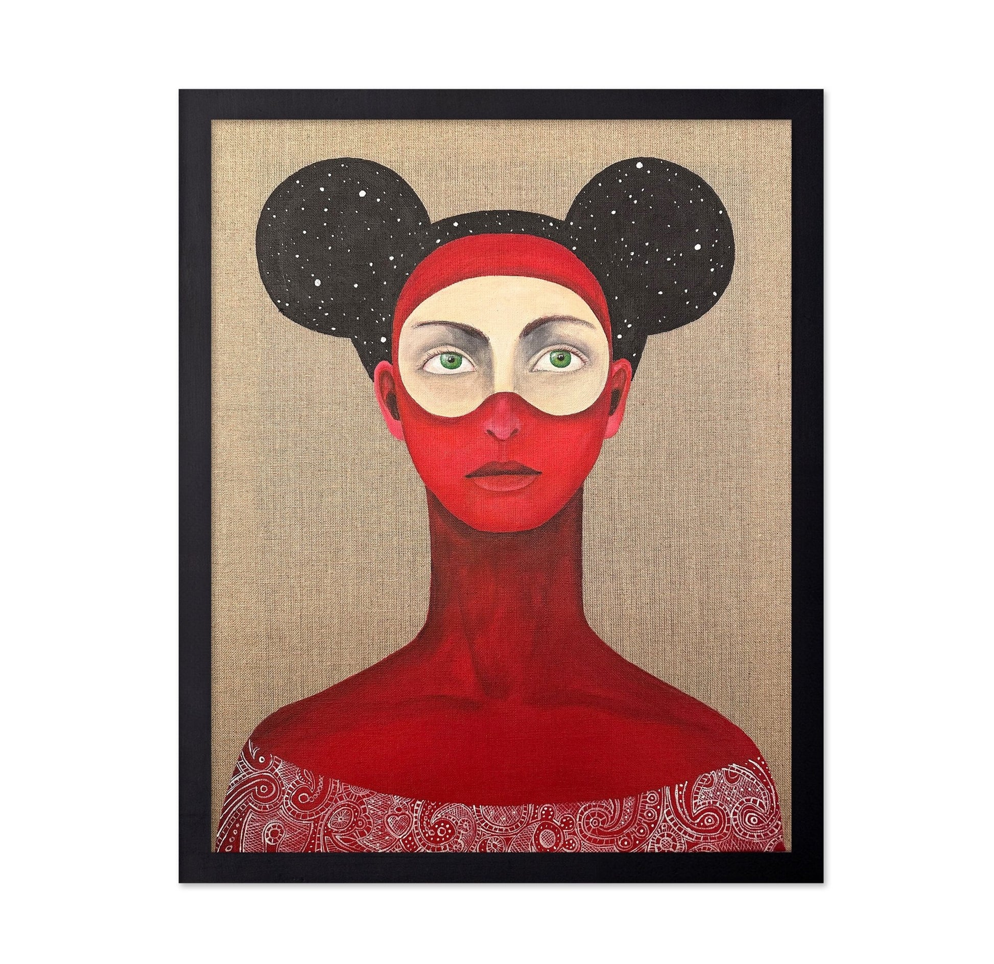 Red Mask Portrait