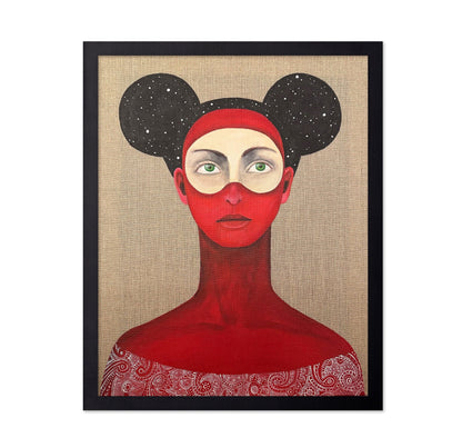 Red Mask Portrait