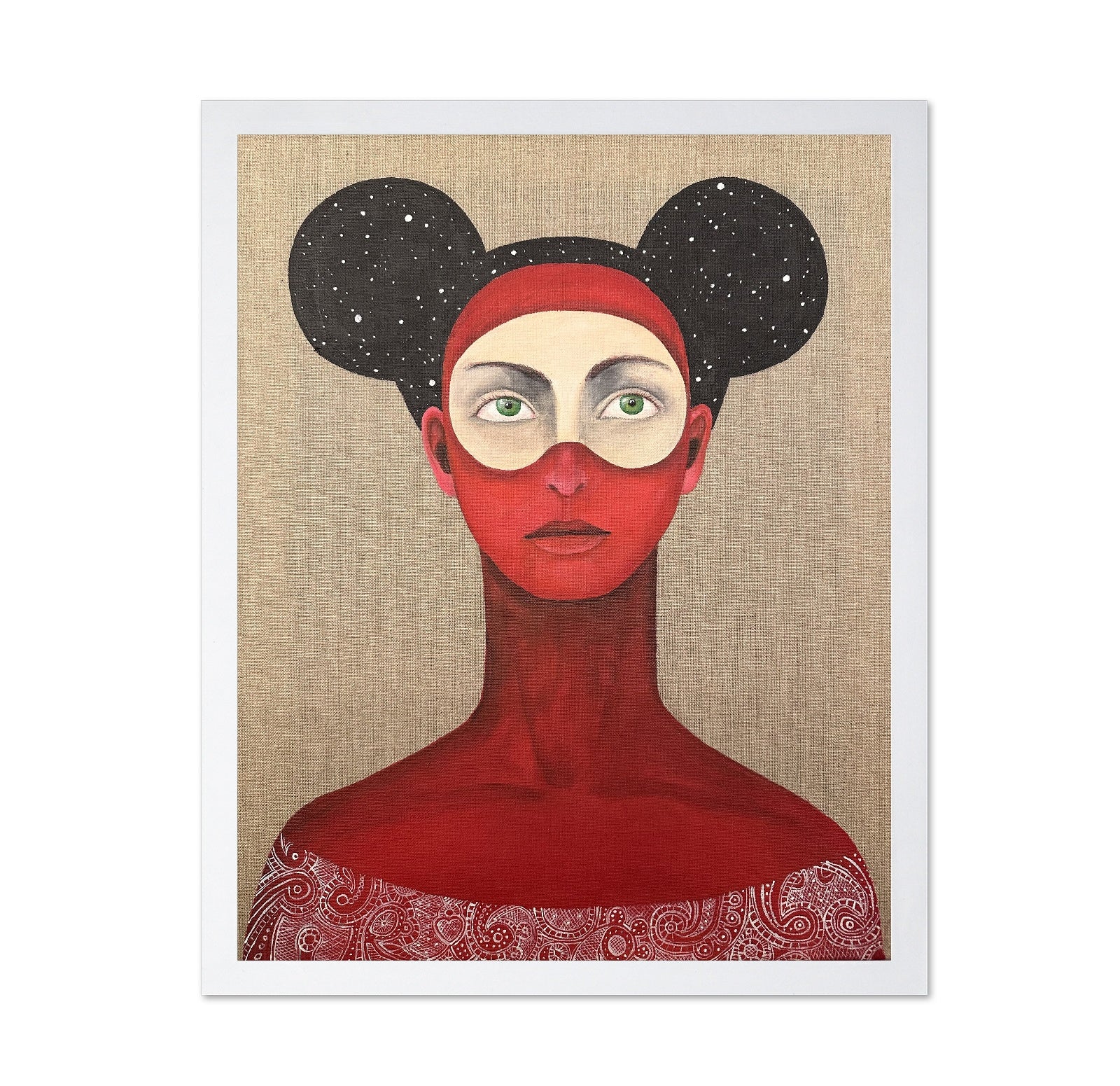 Red Mask Portrait