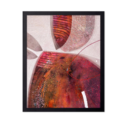 Abstract Crimson Orbit