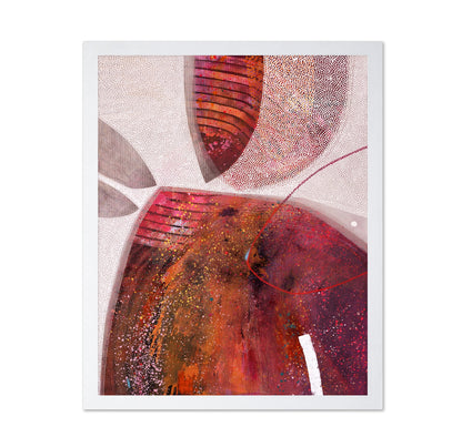 Abstract Crimson Orbit
