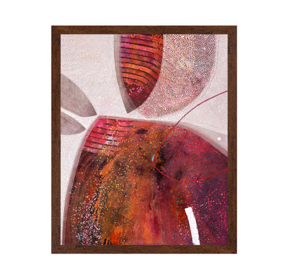 Abstract Crimson Orbit