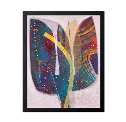Abstract Golden Leaf
