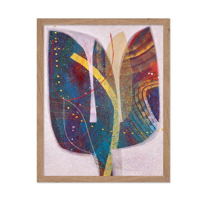 Abstract Golden Leaf
