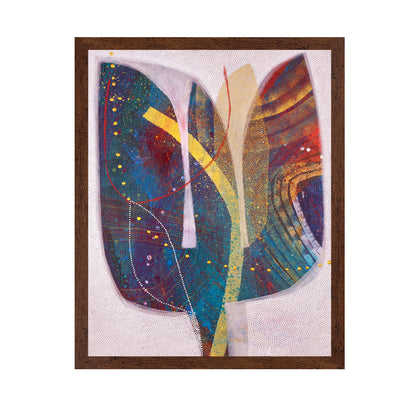 Abstract Golden Leaf