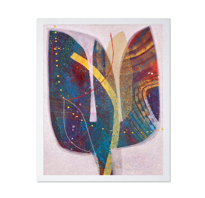 Abstract Golden Leaf
