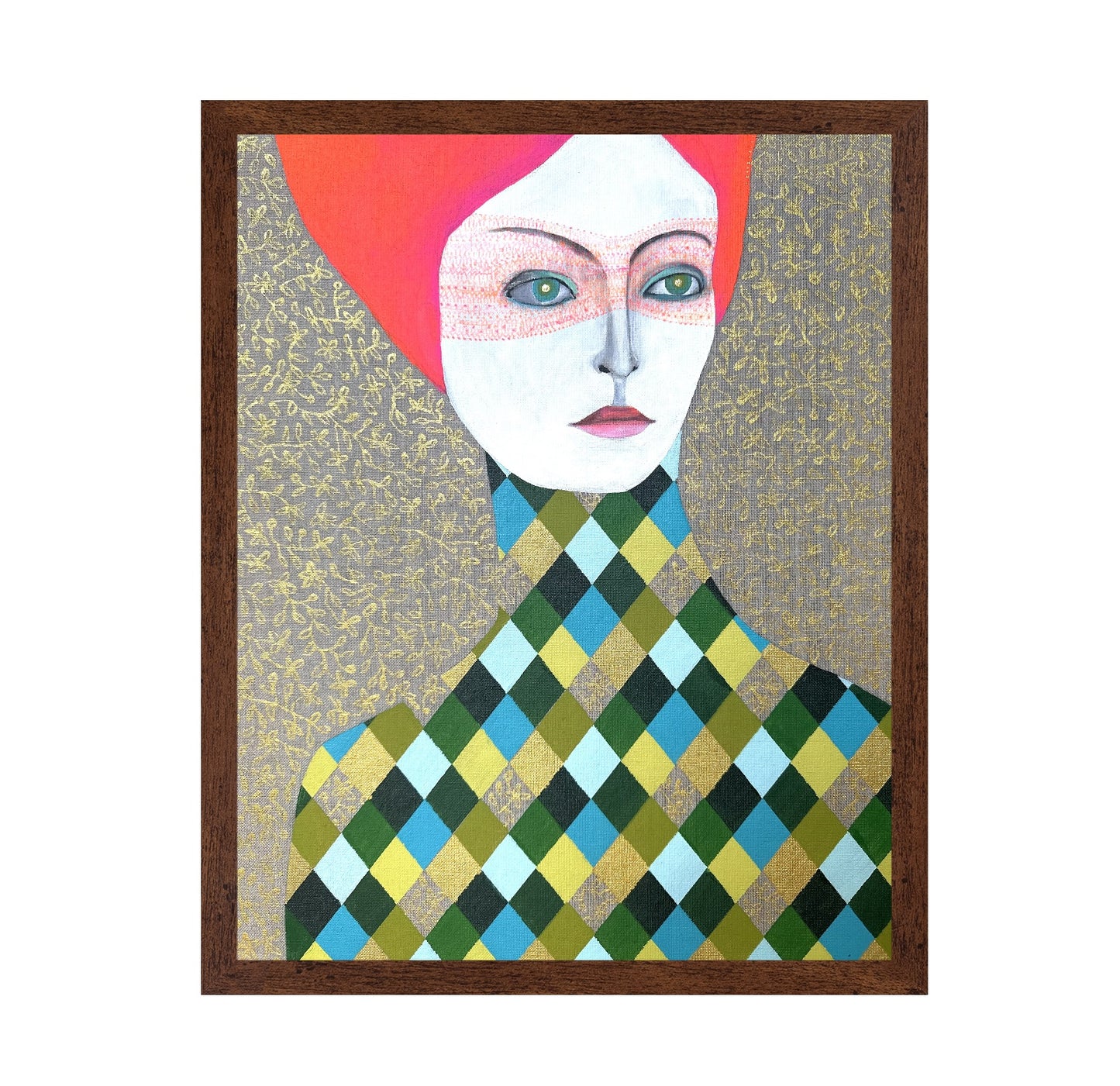 Patterned Portrait Woman