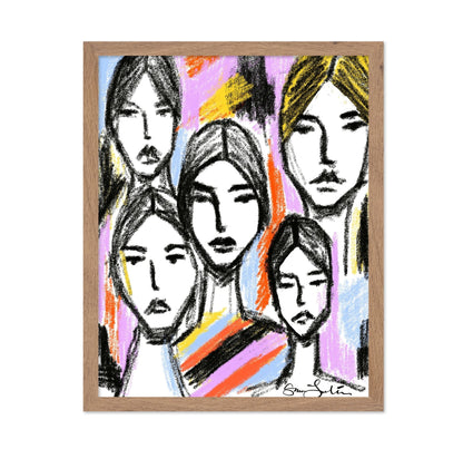 Minimal Faces Portrait