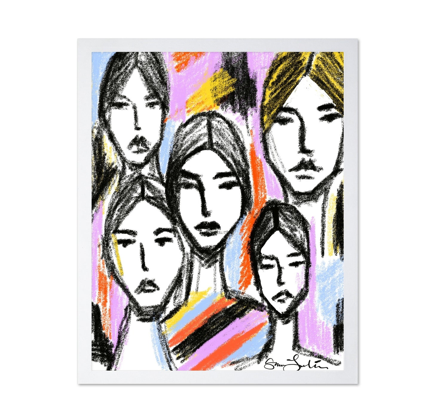Minimal Faces Portrait