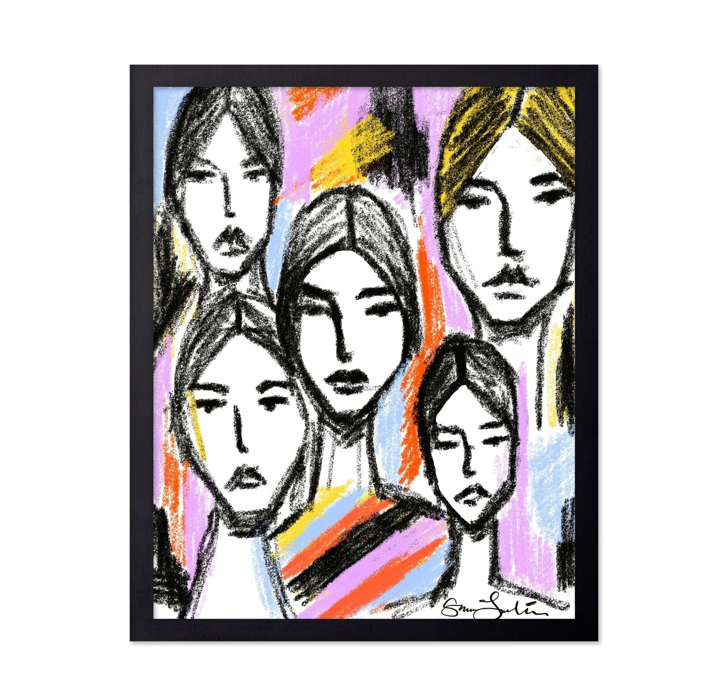 Minimal Faces Portrait
