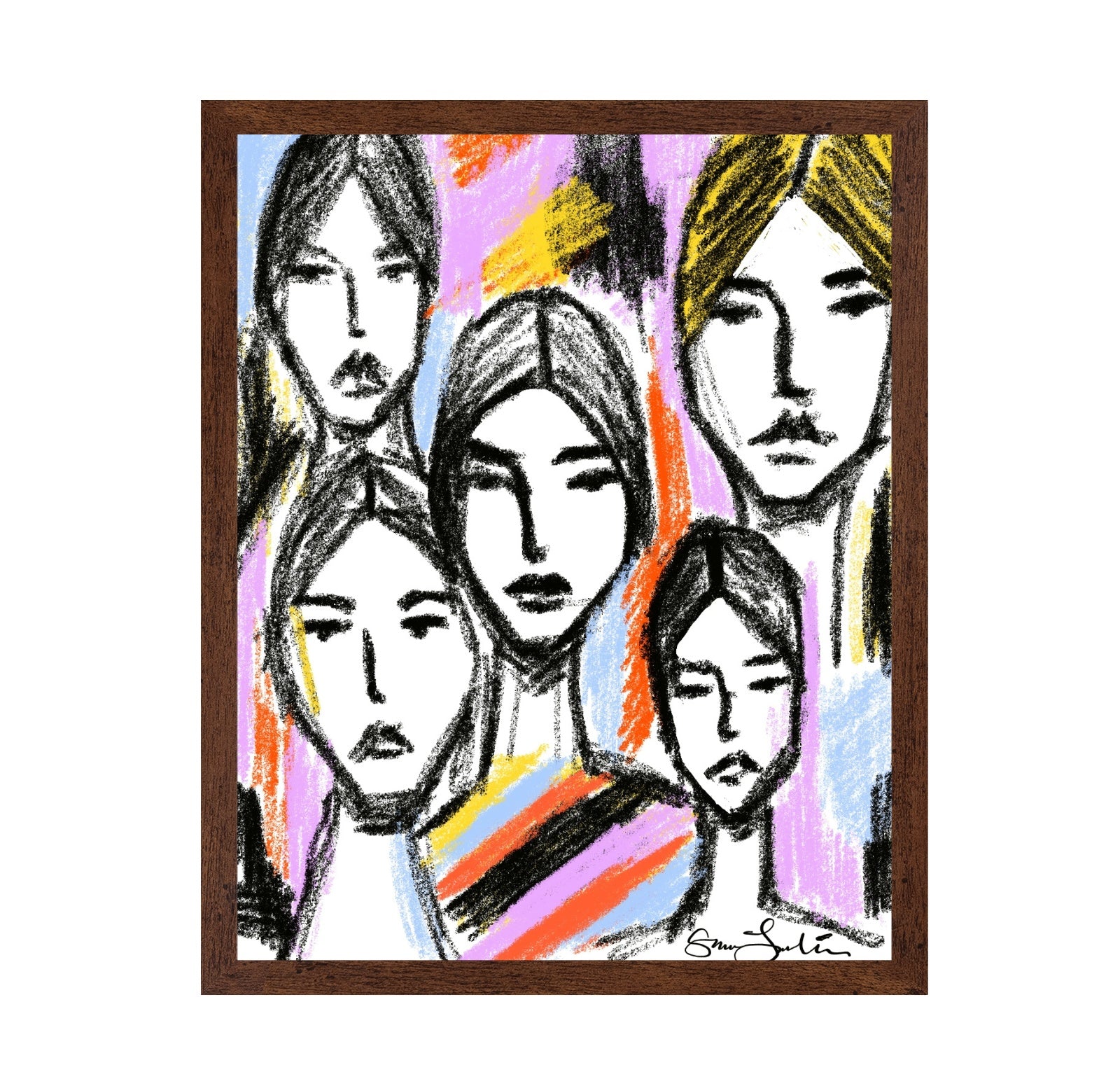 Minimal Faces Portrait