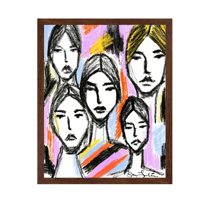 Minimal Faces Portrait