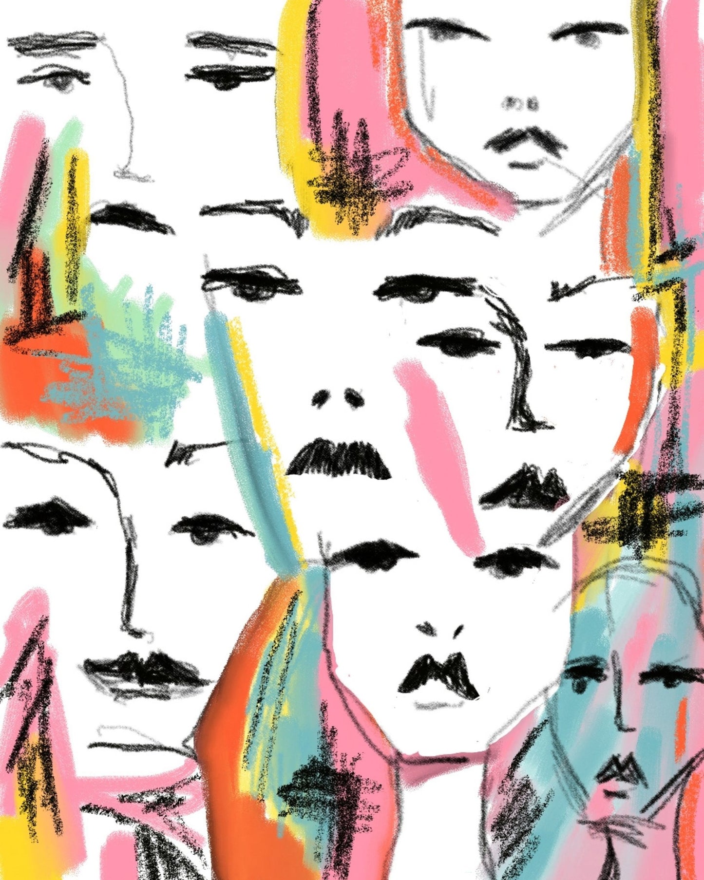 Abstract Faces Study