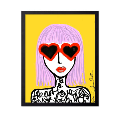Heart Shades Girl