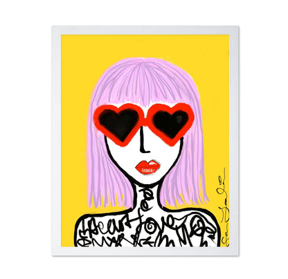 Heart Shades Girl