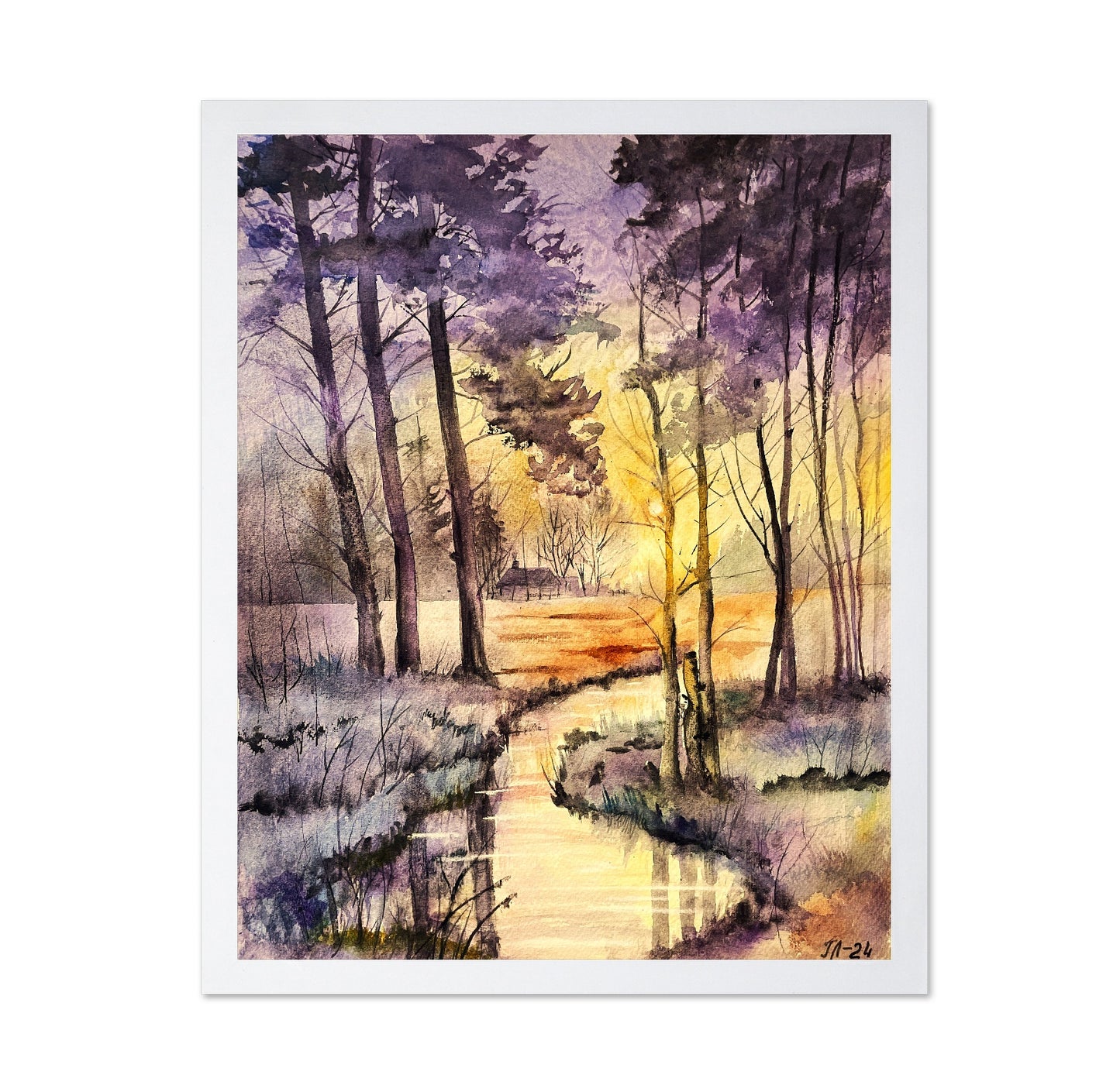 Winter River Sunrise