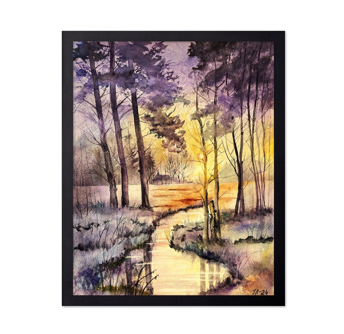 Winter River Sunrise