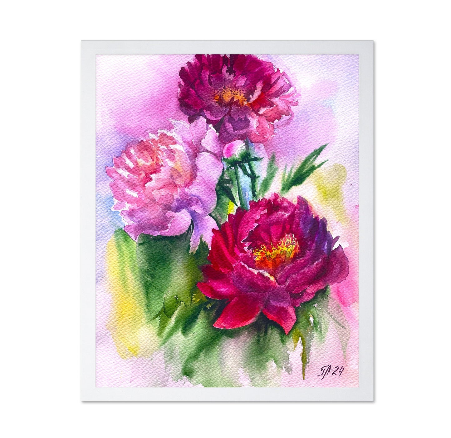 Vibrant Peony Bloom