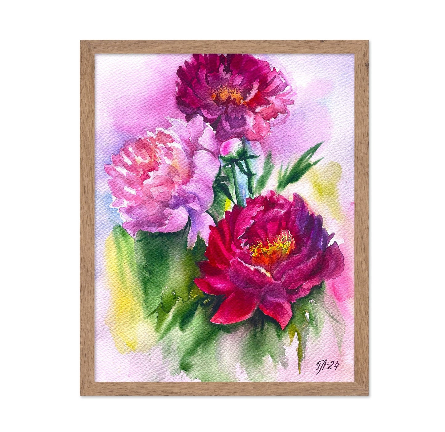 Vibrant Peony Bloom