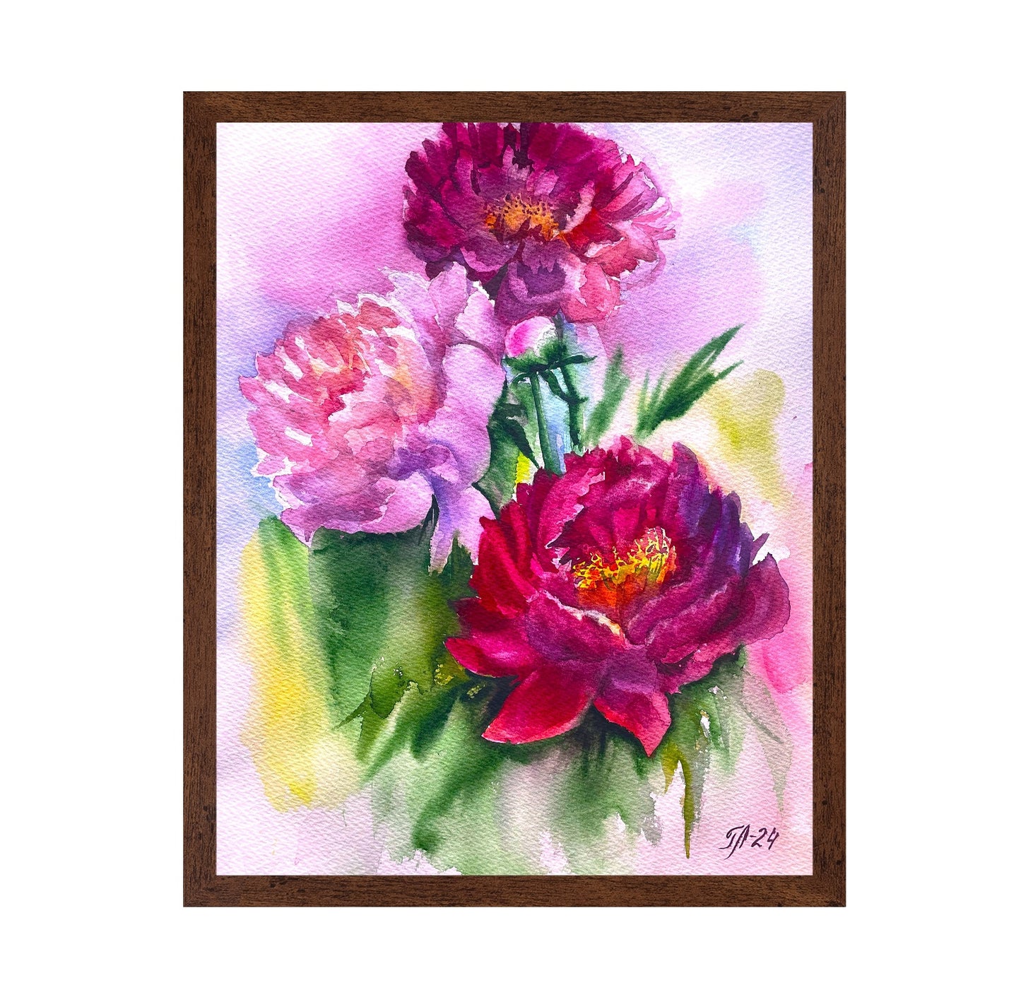 Vibrant Peony Bloom