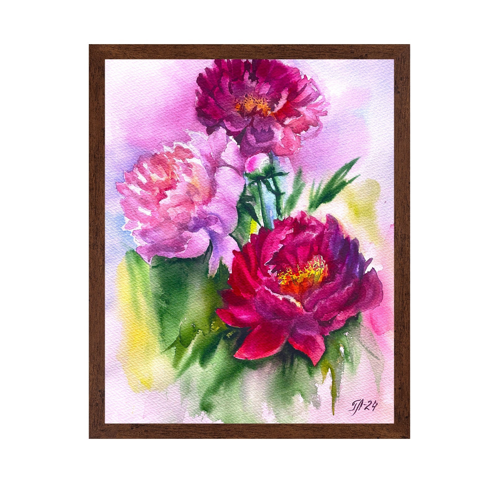 Vibrant Peony Bloom