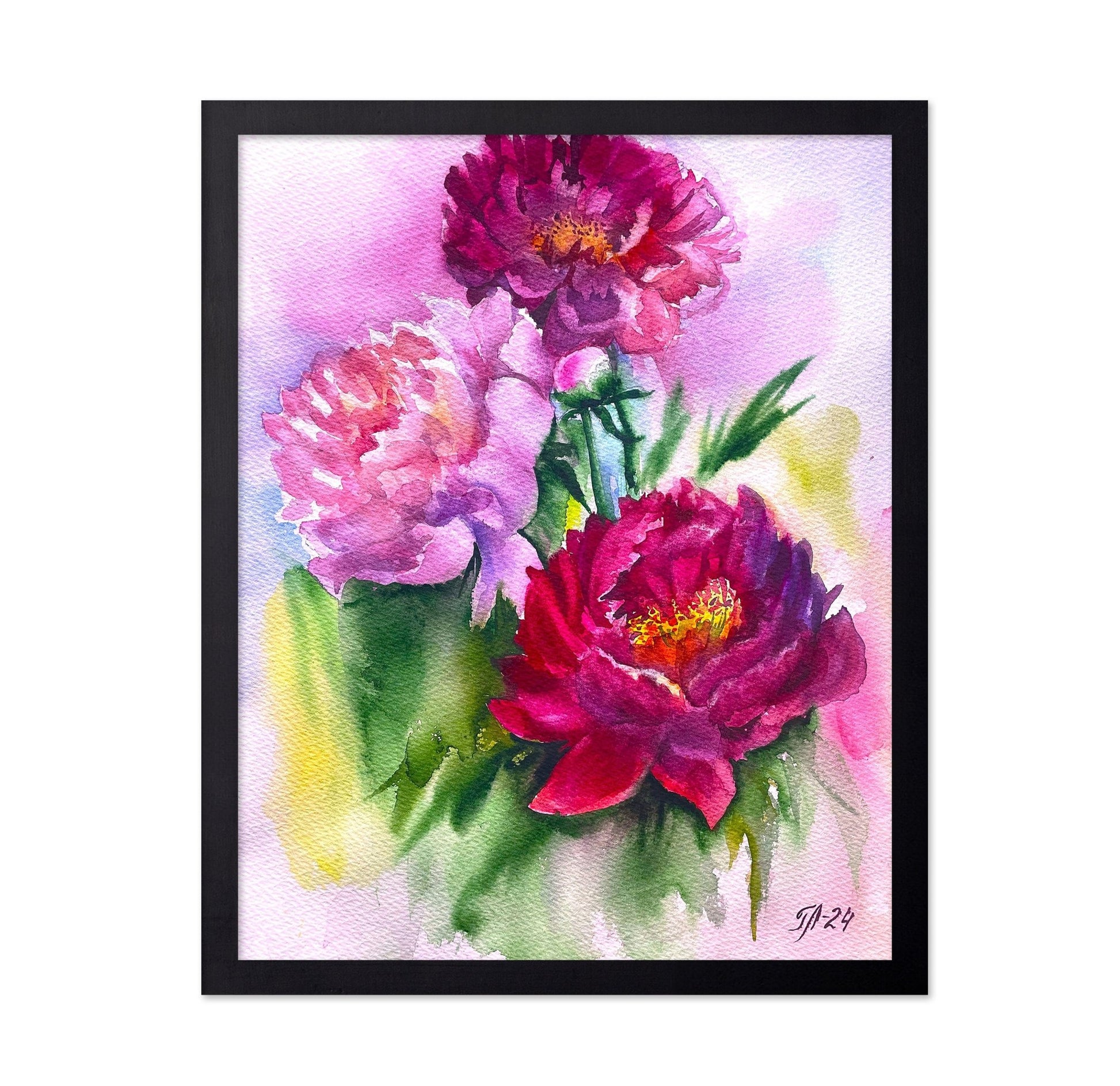Vibrant Peony Bloom