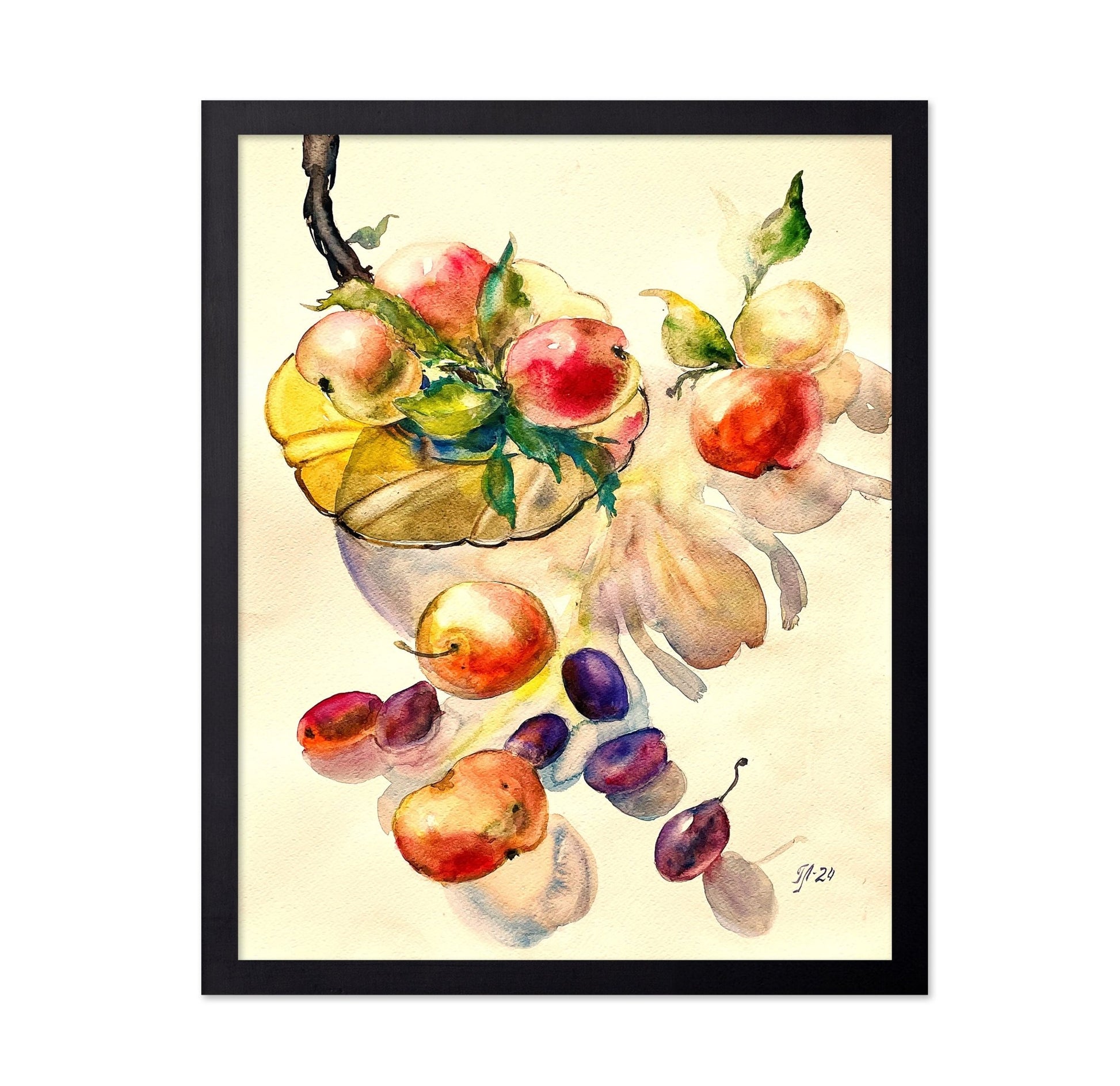Rustic Fruit Still Life No1