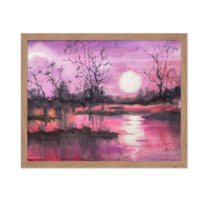 Pink Sunset Lake