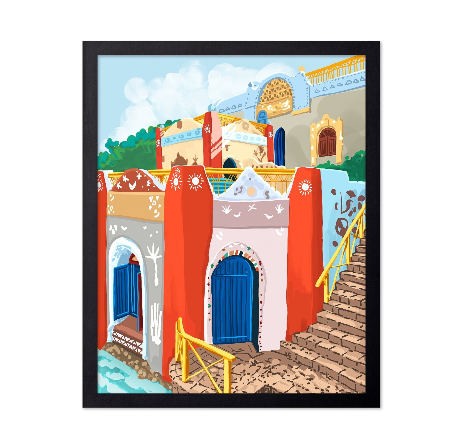 Colorful Desert Village