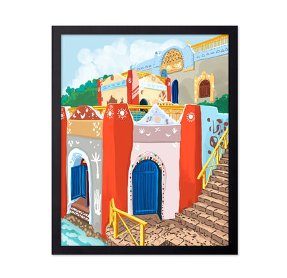 Colorful Desert Village