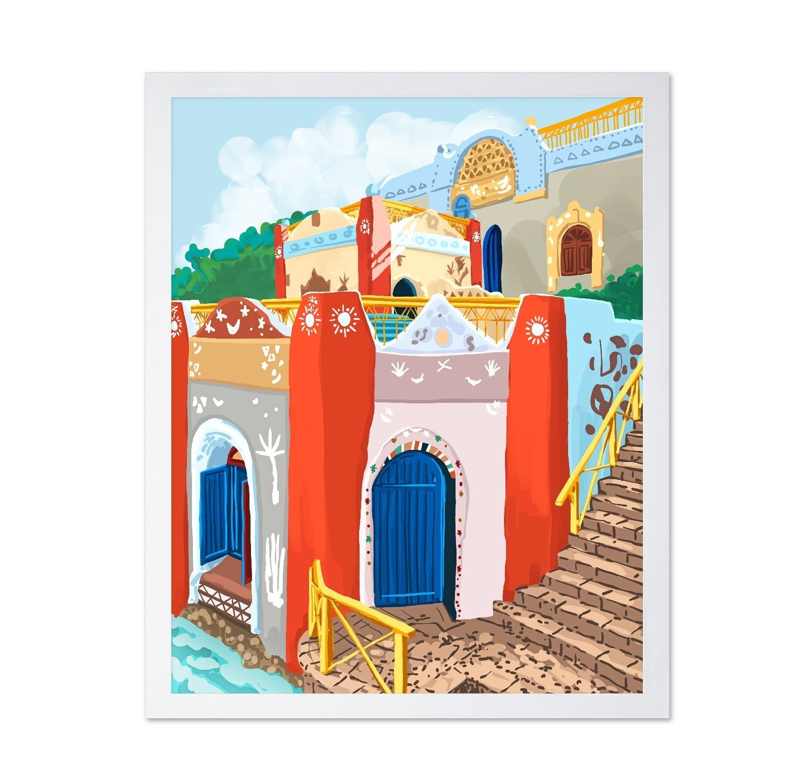 Colorful Desert Village