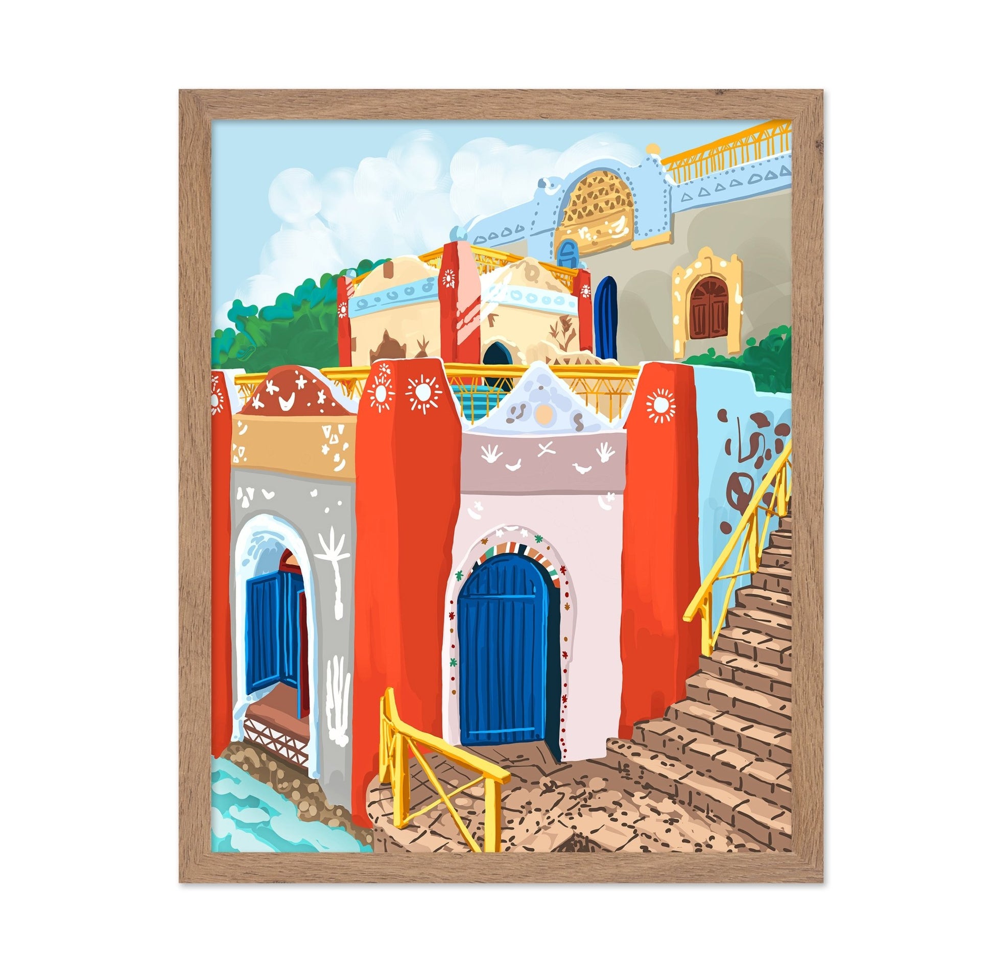 Colorful Desert Village